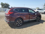 2018 Honda Cr-v Touring Maroon vin: 2HKRW1H94JH517014