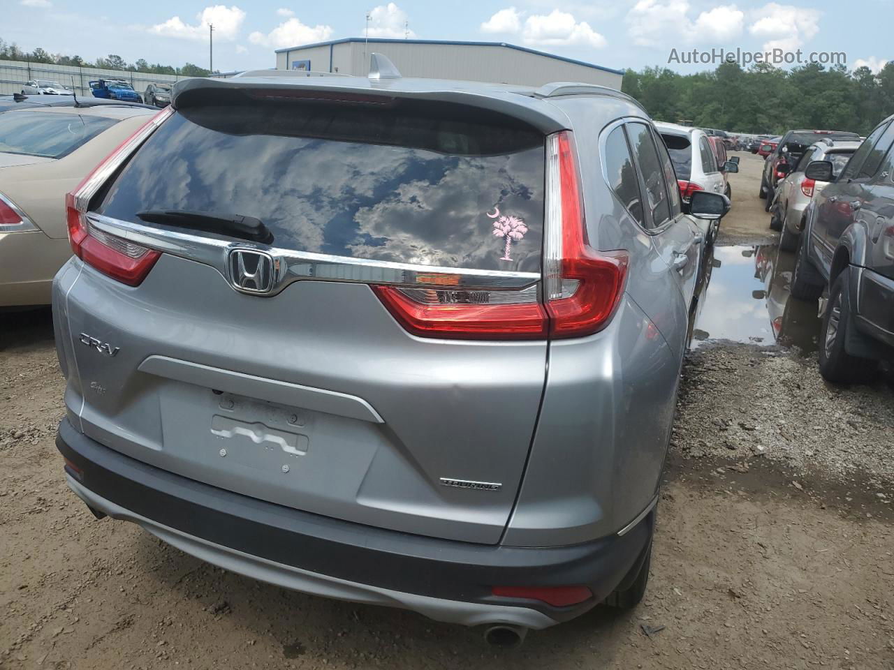 2018 Honda Cr-v Touring Серебряный vin: 2HKRW1H95JH507818