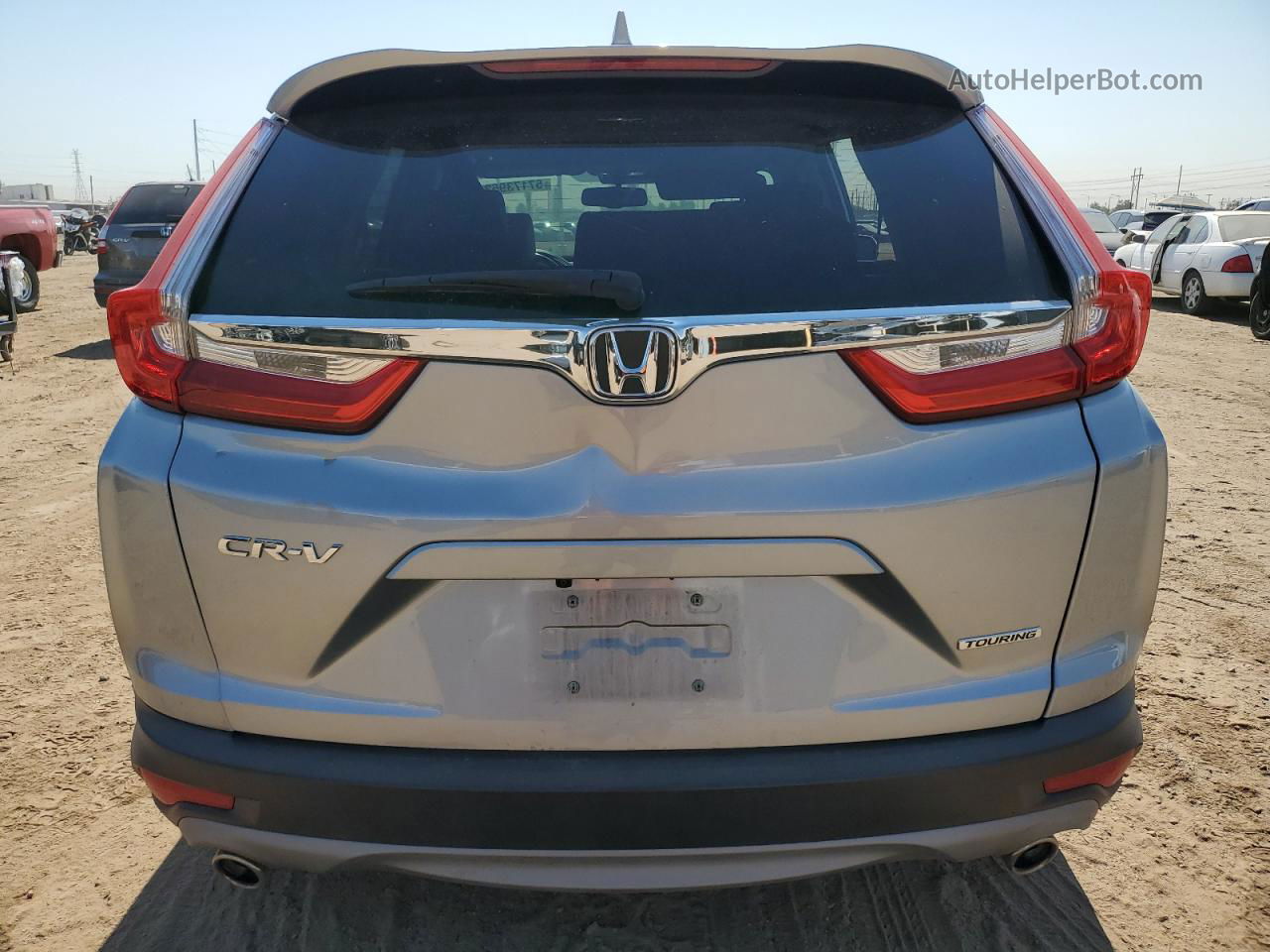 2017 Honda Cr-v Touring Silver vin: 2HKRW1H97HH505630