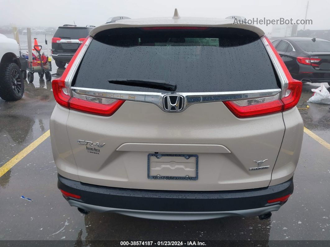 2018 Honda Cr-v Touring Бежевый vin: 2HKRW1H97JH521364