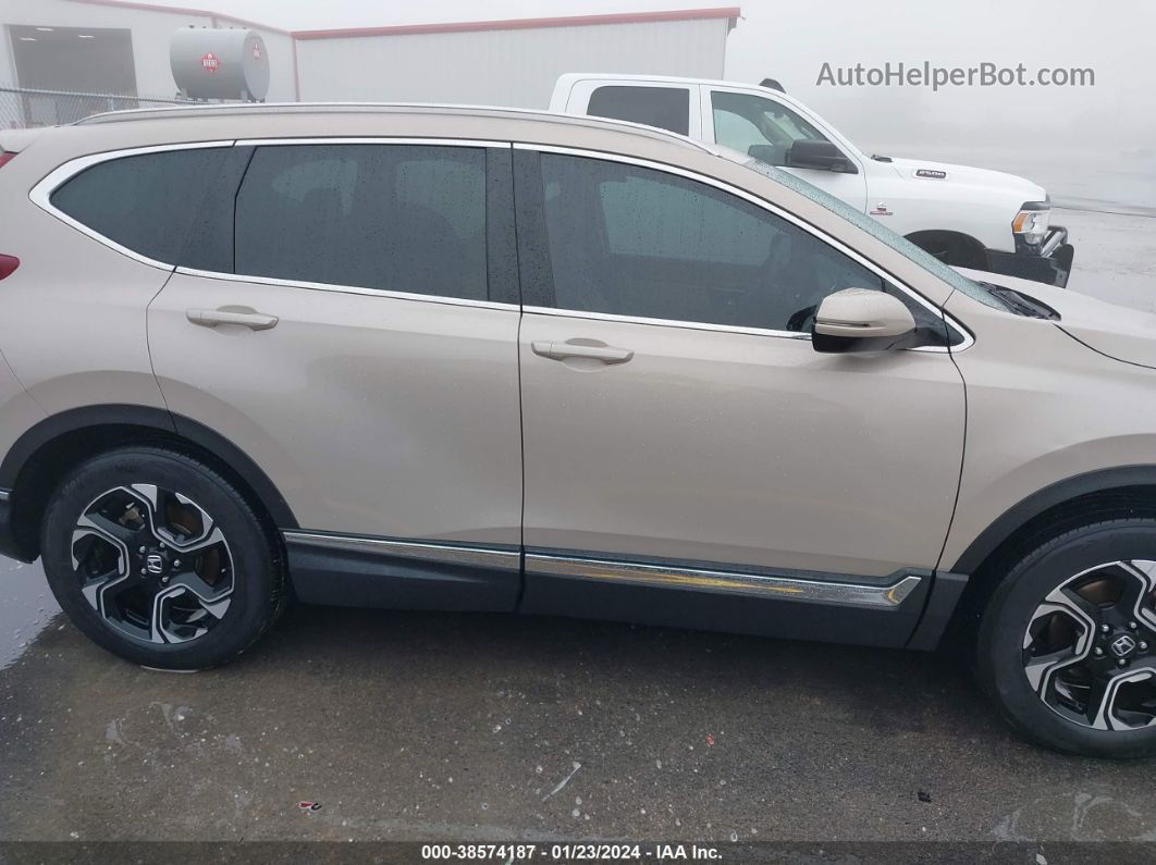 2018 Honda Cr-v Touring Beige vin: 2HKRW1H97JH521364