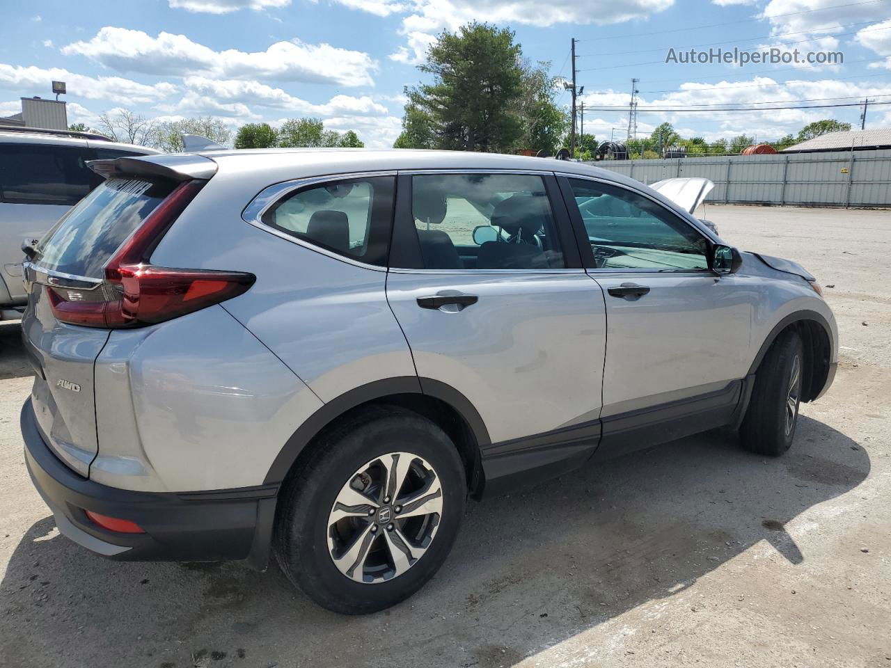 2020 Honda Cr-v Lx Silver vin: 2HKRW2H20LH608227