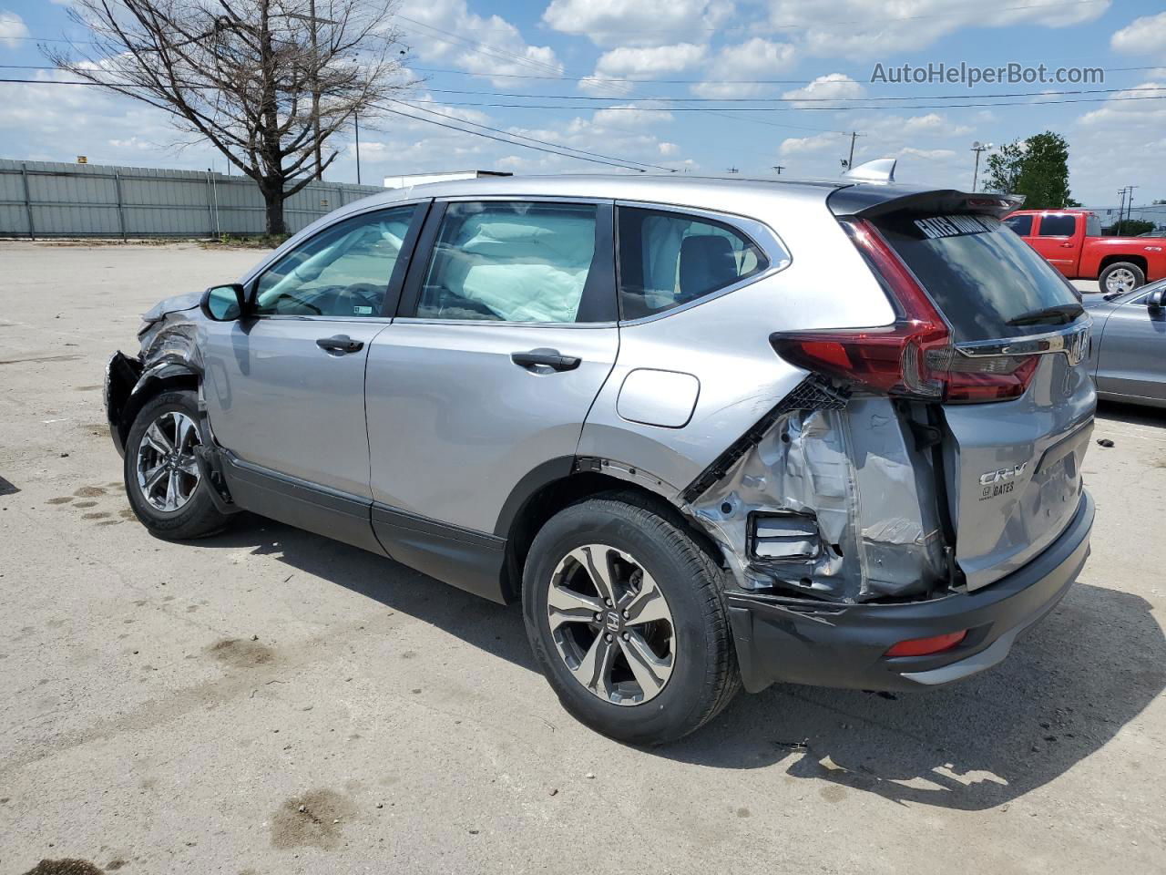 2020 Honda Cr-v Lx Silver vin: 2HKRW2H20LH608227