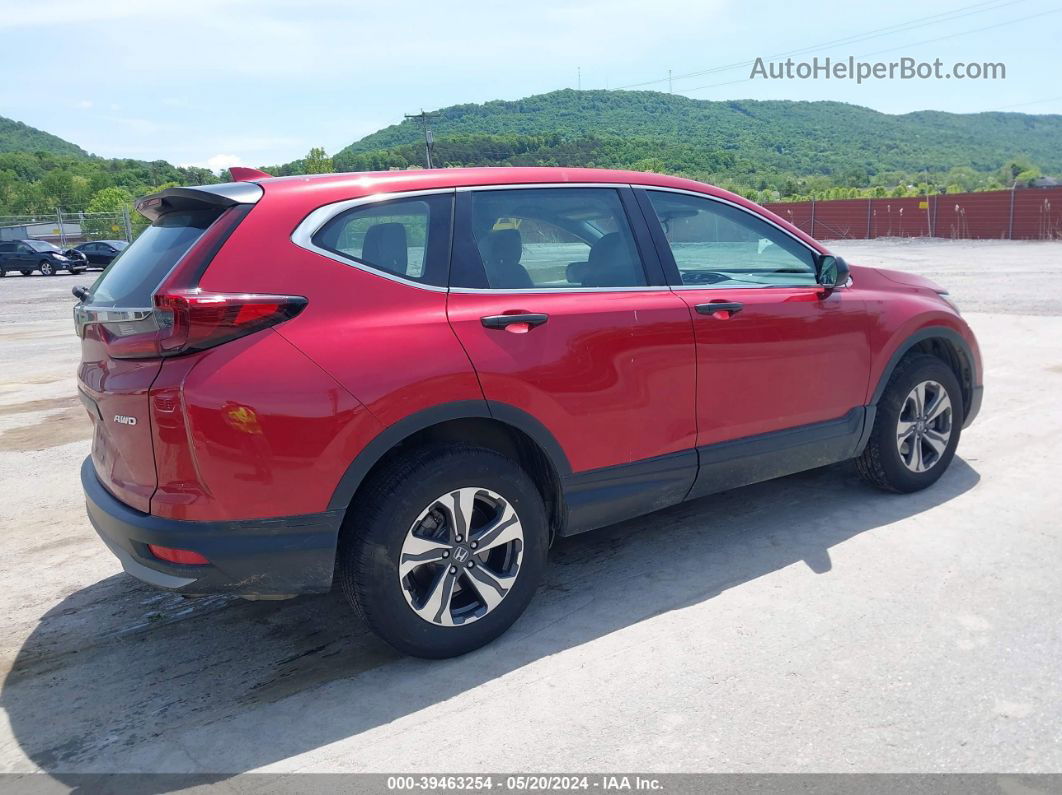 2020 Honda Cr-v Awd Lx Red vin: 2HKRW2H22LH610111