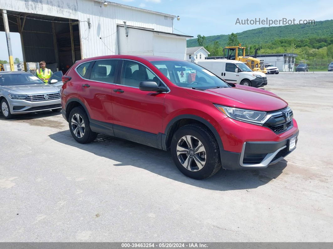 2020 Honda Cr-v Awd Lx Red vin: 2HKRW2H22LH610111