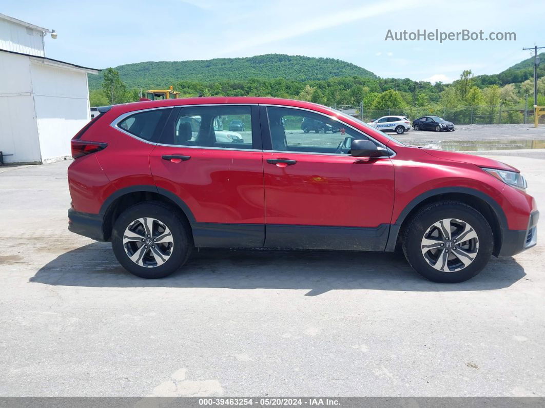 2020 Honda Cr-v Awd Lx Red vin: 2HKRW2H22LH610111