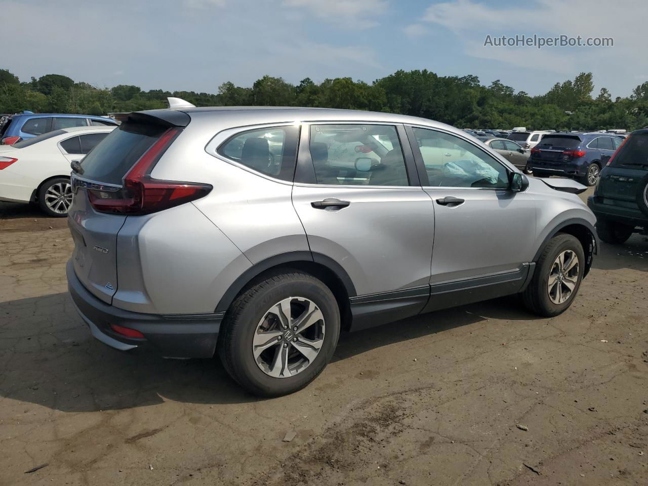 2020 Honda Cr-v Lx Silver vin: 2HKRW2H23LH654411