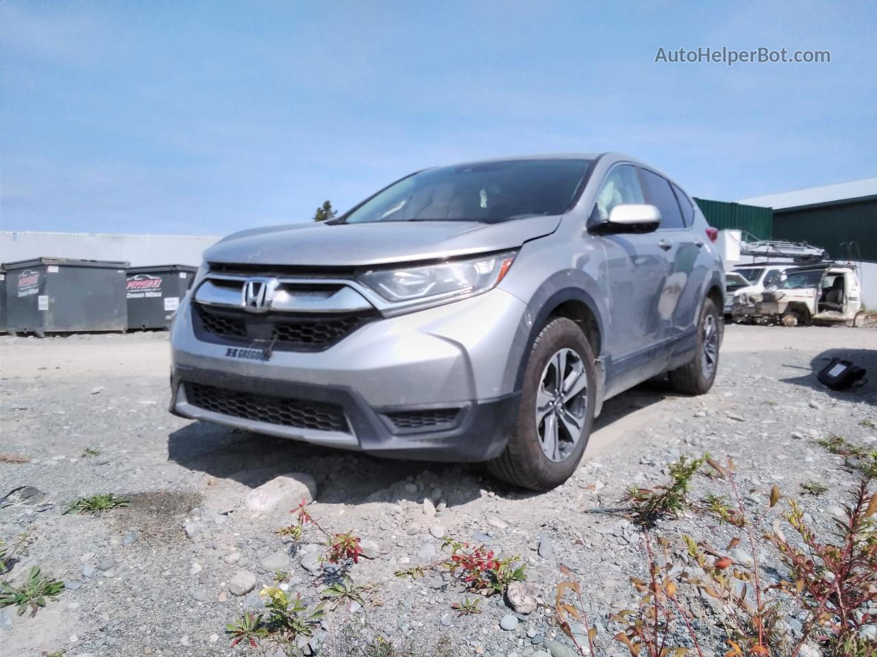 2017 Honda Cr-v Lx Silver vin: 2HKRW2H25HH111228