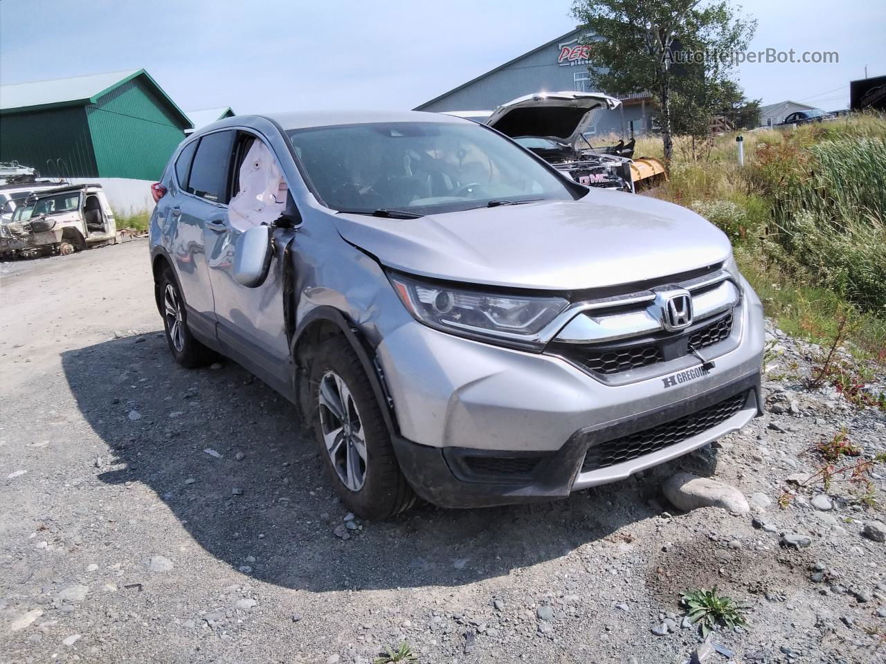 2017 Honda Cr-v Lx Silver vin: 2HKRW2H25HH111228