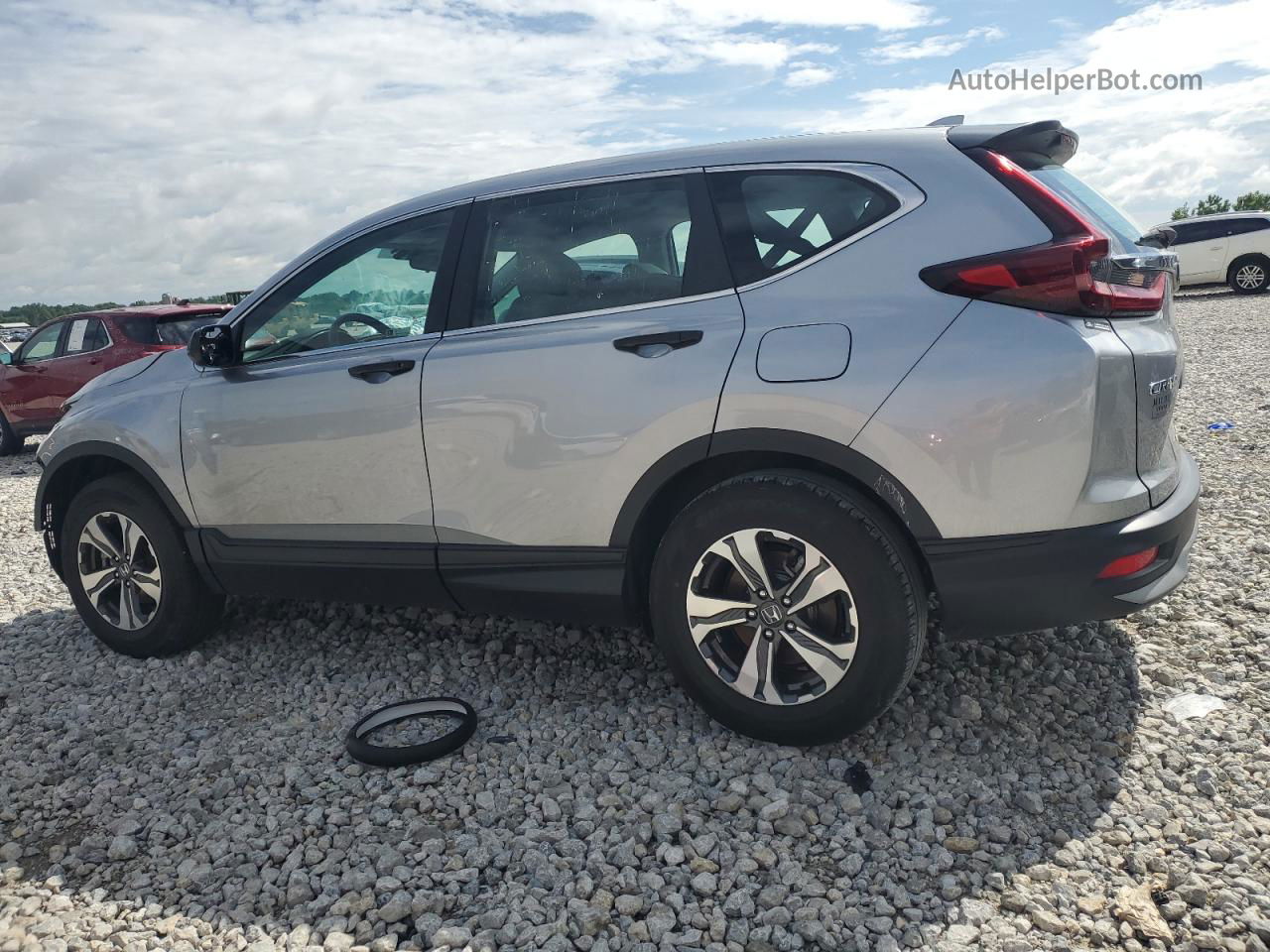 2020 Honda Cr-v Lx Silver vin: 2HKRW2H26LH605770