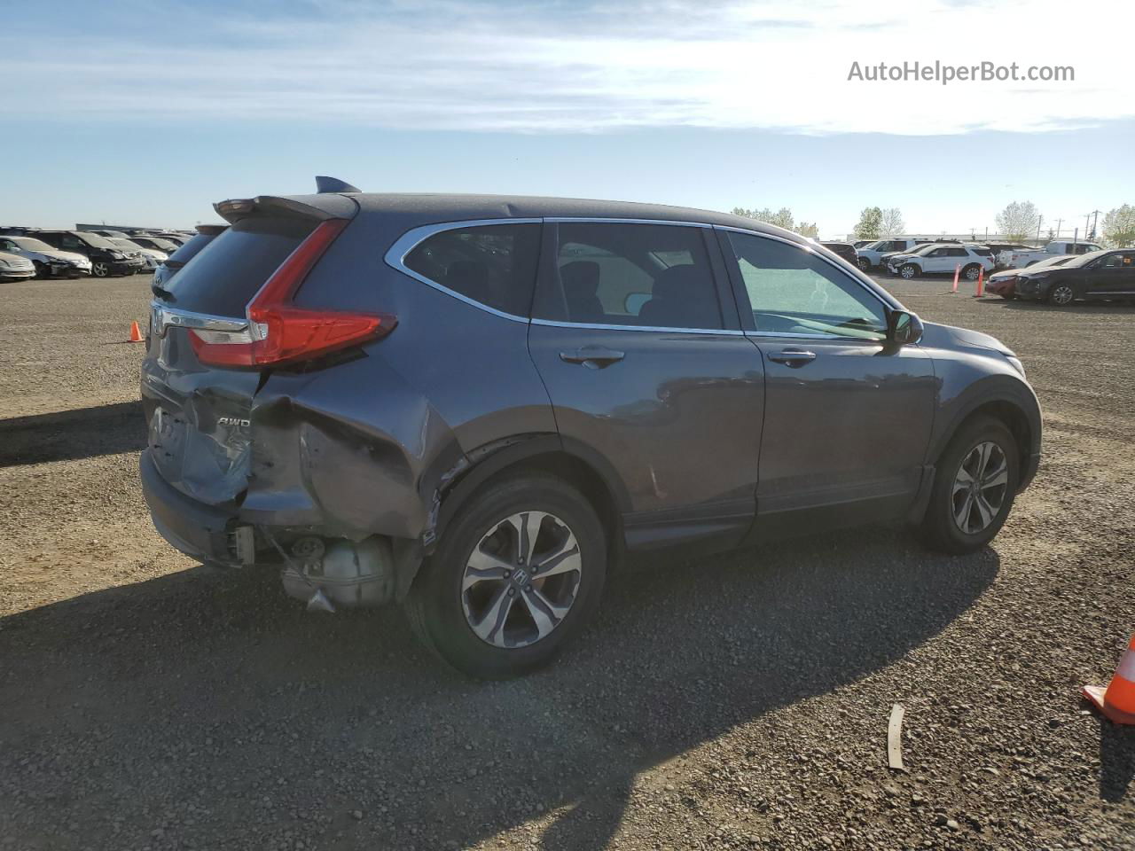 2017 Honda Cr-v Lx Silver vin: 2HKRW2H27HH133909