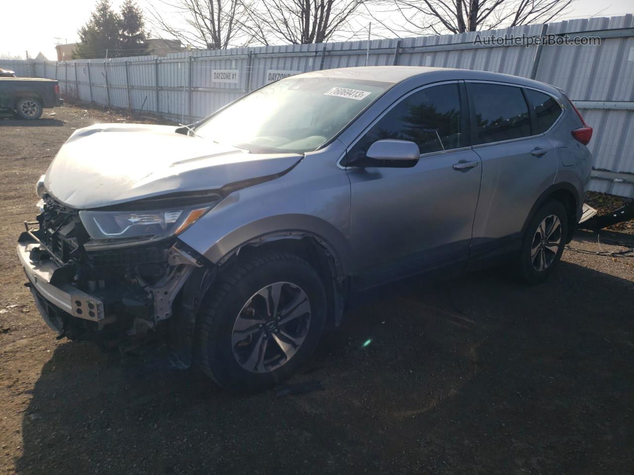 2017 Honda Cr-v Lx Silver vin: 2HKRW2H28HH128492