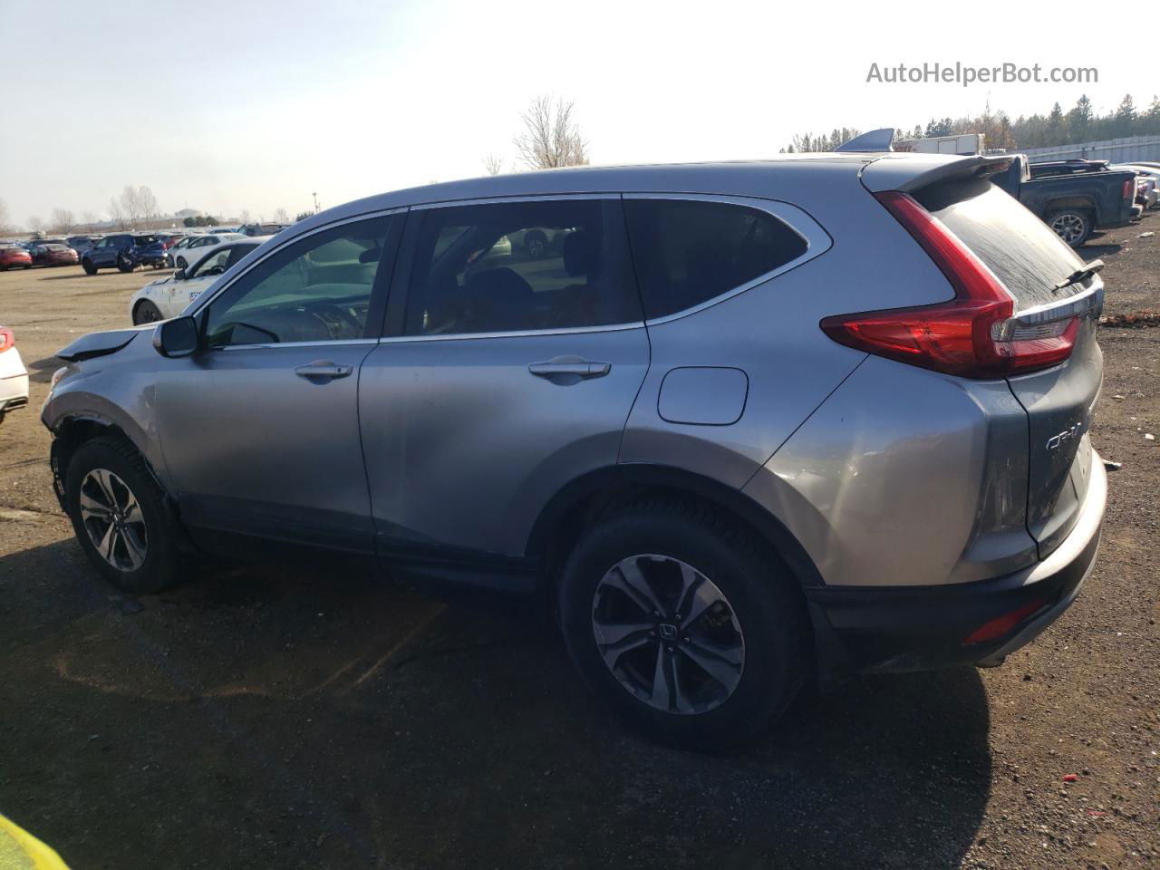 2017 Honda Cr-v Lx Silver vin: 2HKRW2H28HH128492