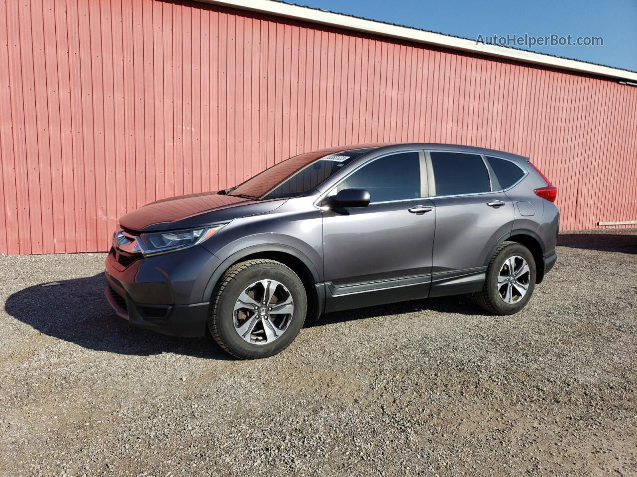 2017 Honda Cr-v Lx Gray vin: 2HKRW2H29HH139677