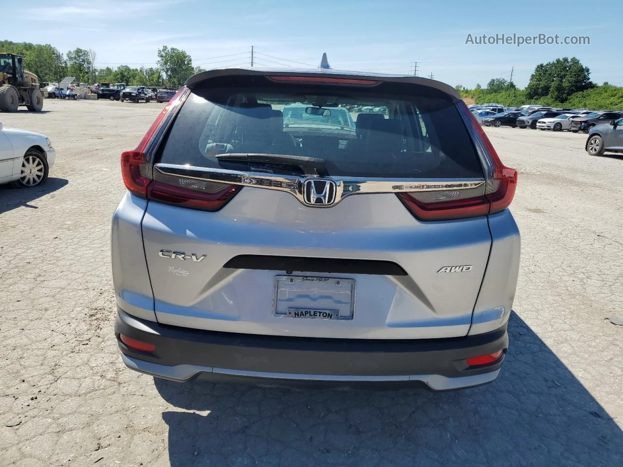 2020 Honda Cr-v Lx Gray vin: 2HKRW2H29LH640836