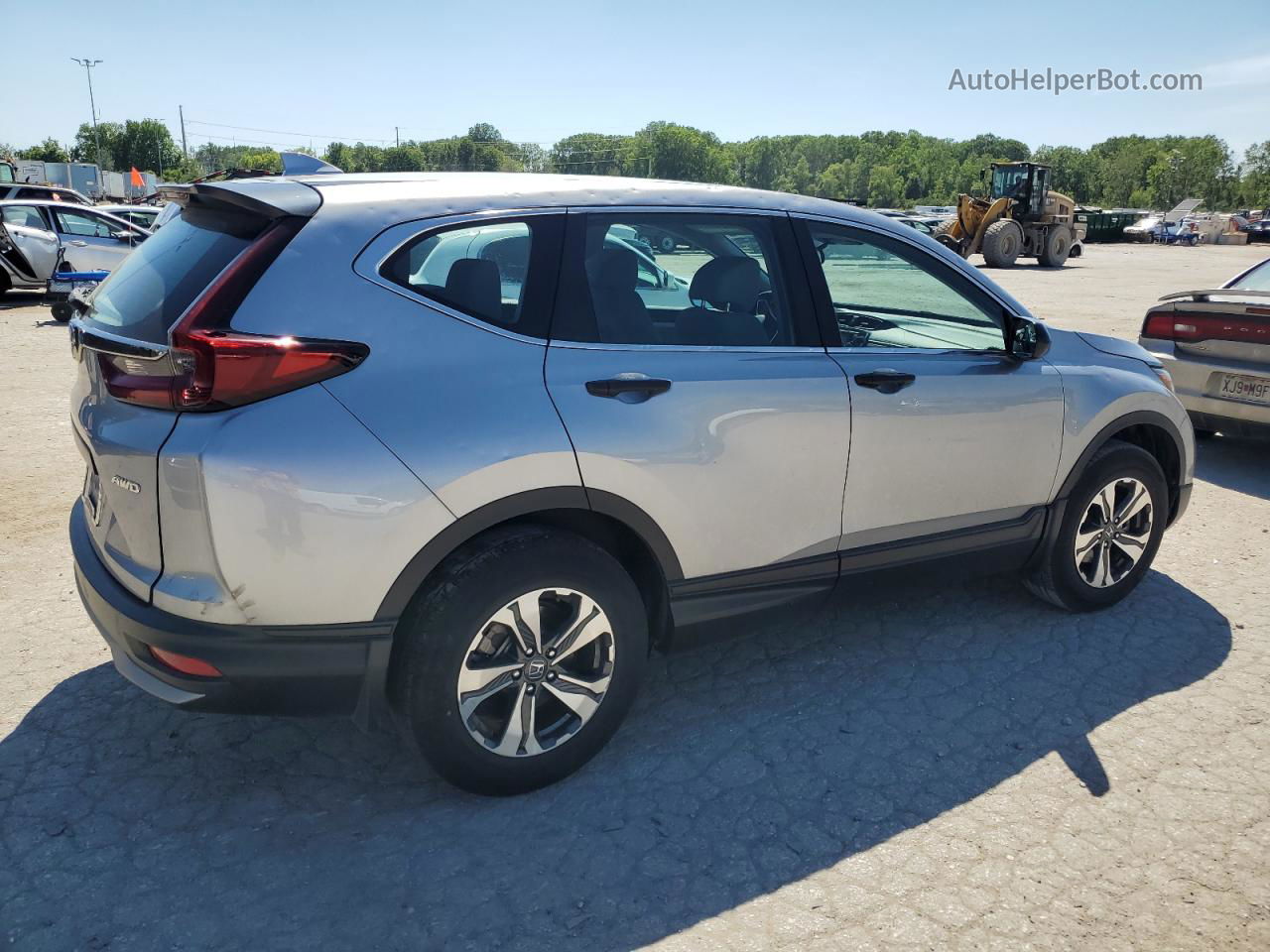 2020 Honda Cr-v Lx Gray vin: 2HKRW2H29LH640836