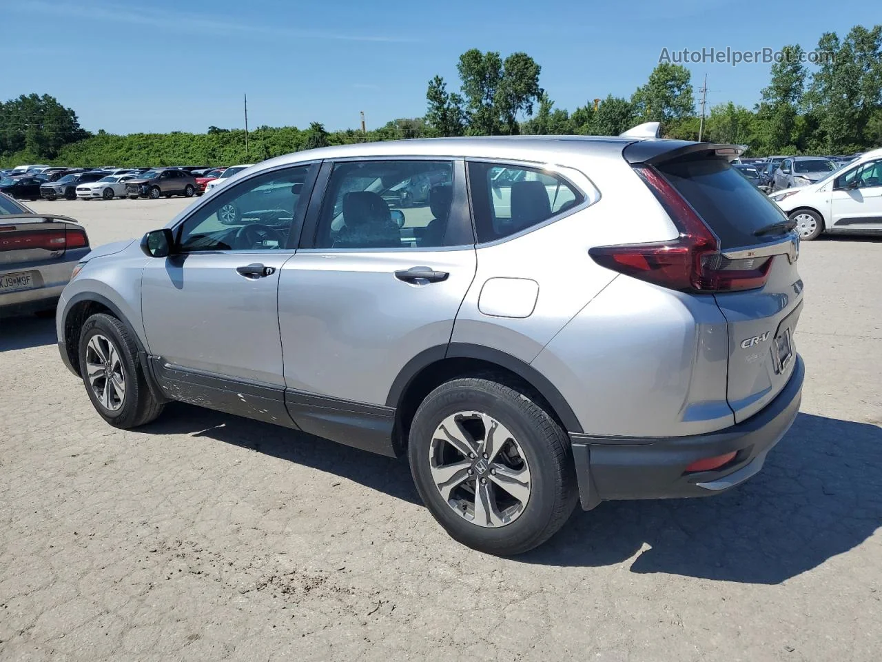 2020 Honda Cr-v Lx Gray vin: 2HKRW2H29LH640836