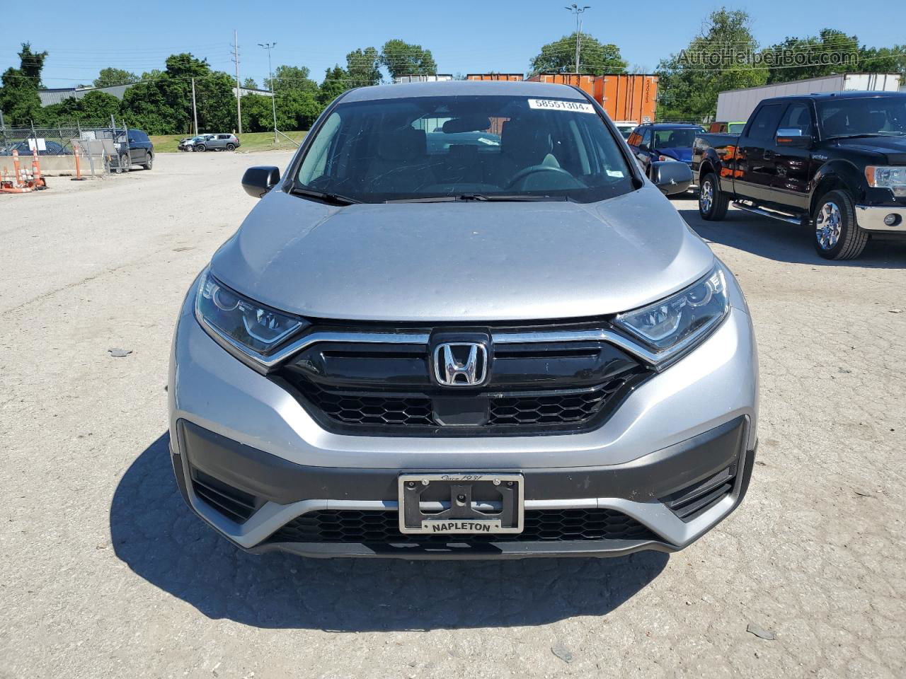 2020 Honda Cr-v Lx Gray vin: 2HKRW2H29LH640836