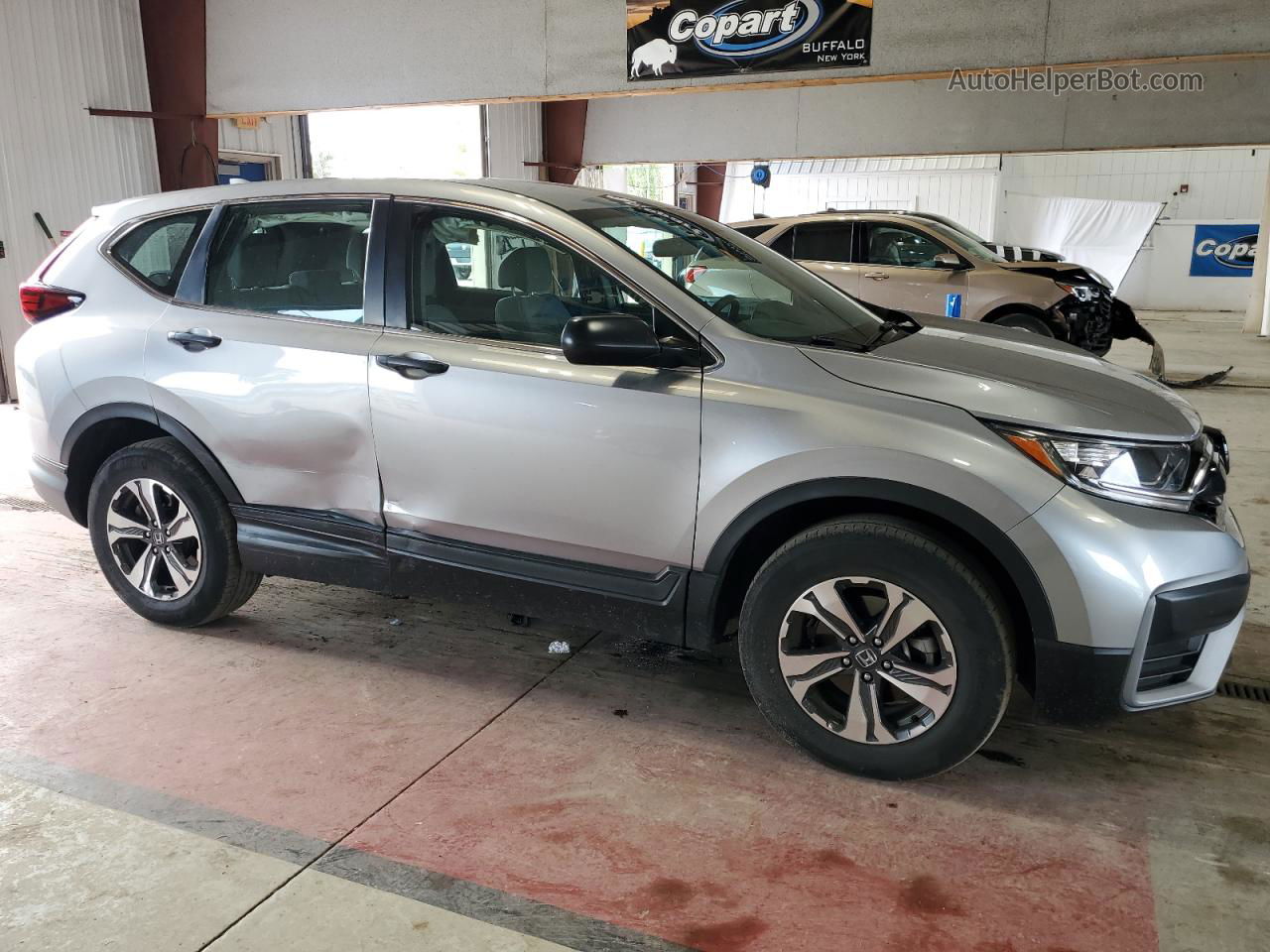 2020 Honda Cr-v Lx Silver vin: 2HKRW2H29LH658866