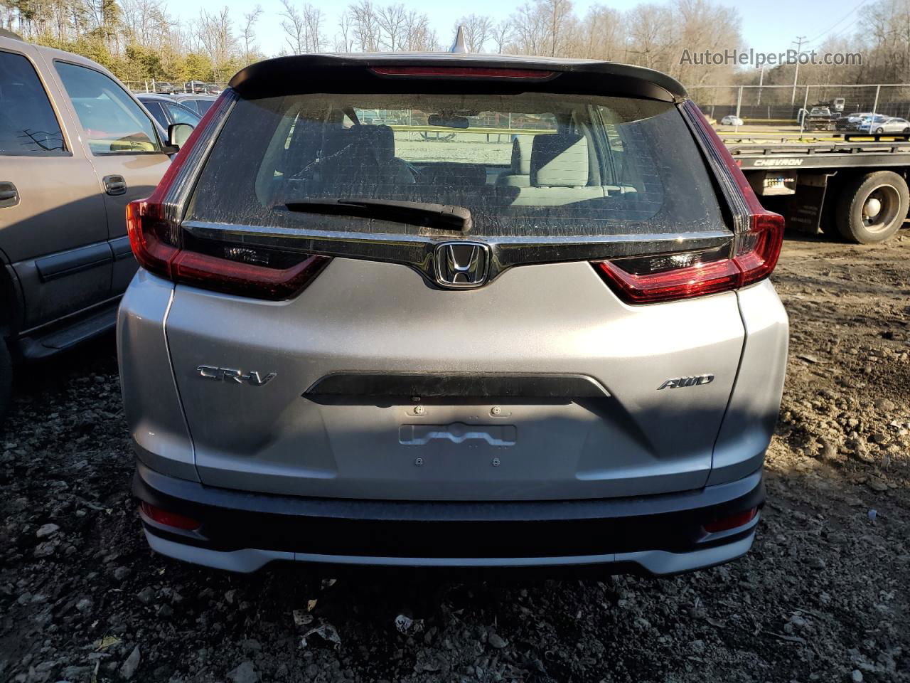 2020 Honda Cr-v Lx Silver vin: 2HKRW2H2XLH605805