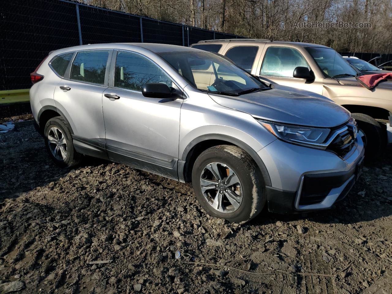 2020 Honda Cr-v Lx Silver vin: 2HKRW2H2XLH605805