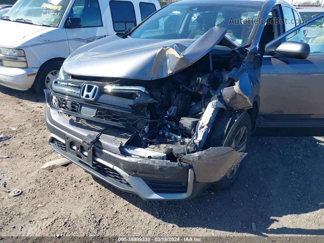 2020 Honda Cr-v Awd Lx Gray vin: 2HKRW2H2XLH608896