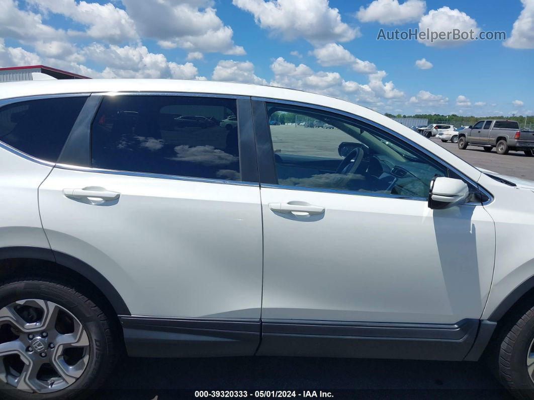 2018 Honda Cr-v Ex White vin: 2HKRW2H50JH665888