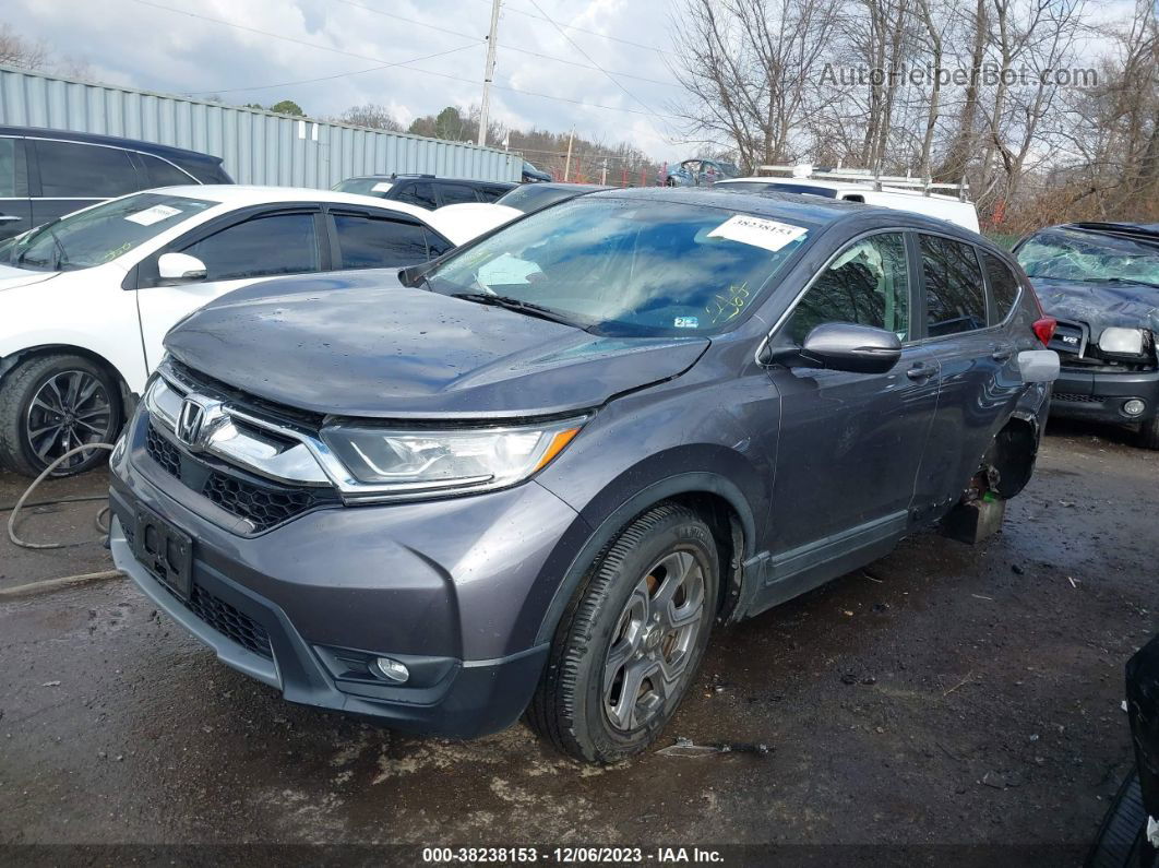 2018 Honda Cr-v Ex Gray vin: 2HKRW2H50JH681704