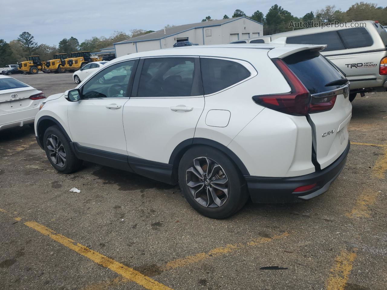 2020 Honda Cr-v Ex White vin: 2HKRW2H50LH623739