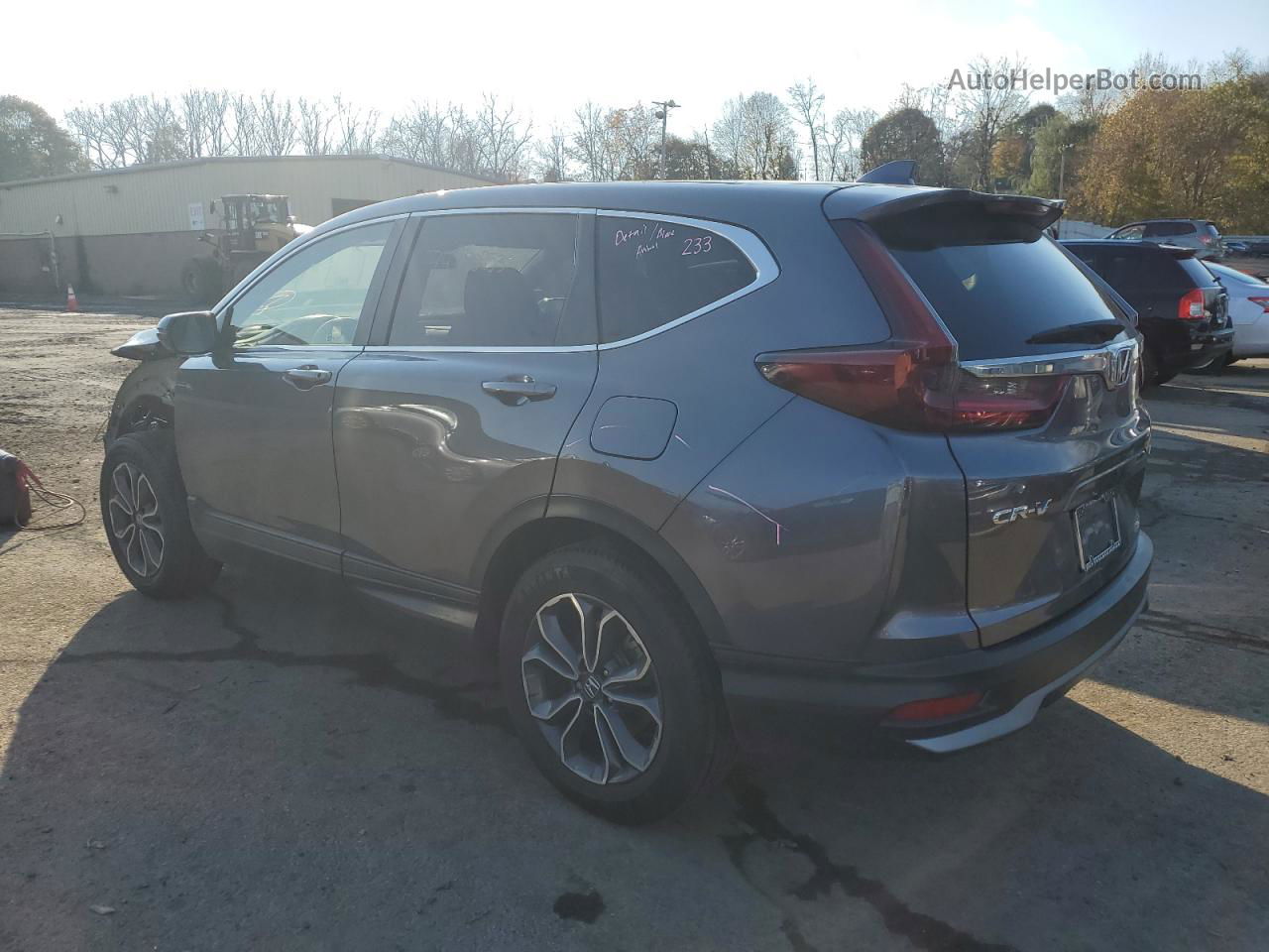 2020 Honda Cr-v Ex Gray vin: 2HKRW2H50LH650942