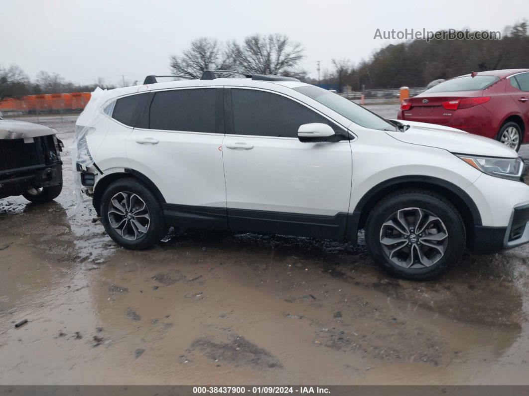 2020 Honda Cr-v Awd Ex White vin: 2HKRW2H50LH673220