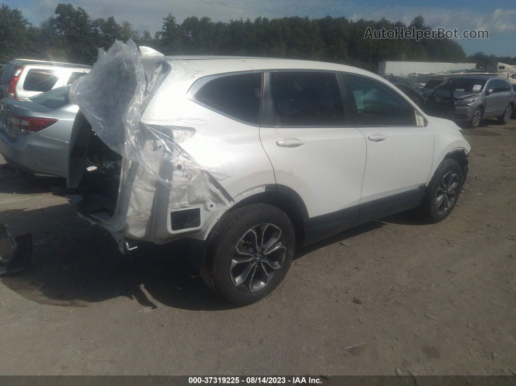 2020 Honda Cr-v Awd Ex White vin: 2HKRW2H50LH693015