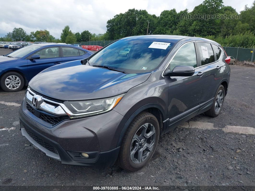 2017 Honda Cr-v Ex Gray vin: 2HKRW2H51HH615155