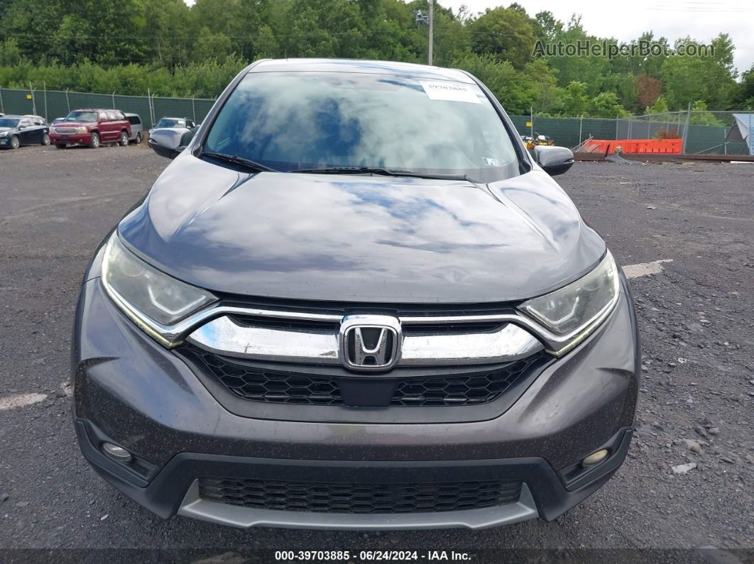 2017 Honda Cr-v Ex Gray vin: 2HKRW2H51HH615155