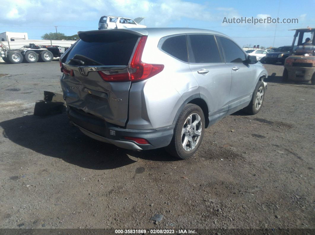 2017 Honda Cr-v Ex Silver vin: 2HKRW2H51HH633199