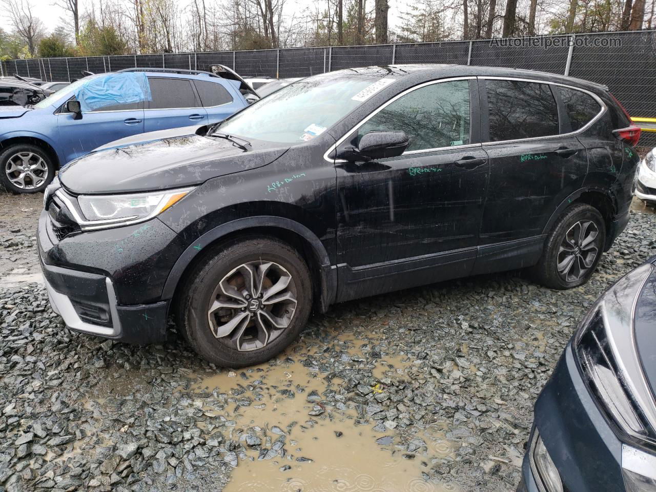 2020 Honda Cr-v Ex Black vin: 2HKRW2H51LH670410