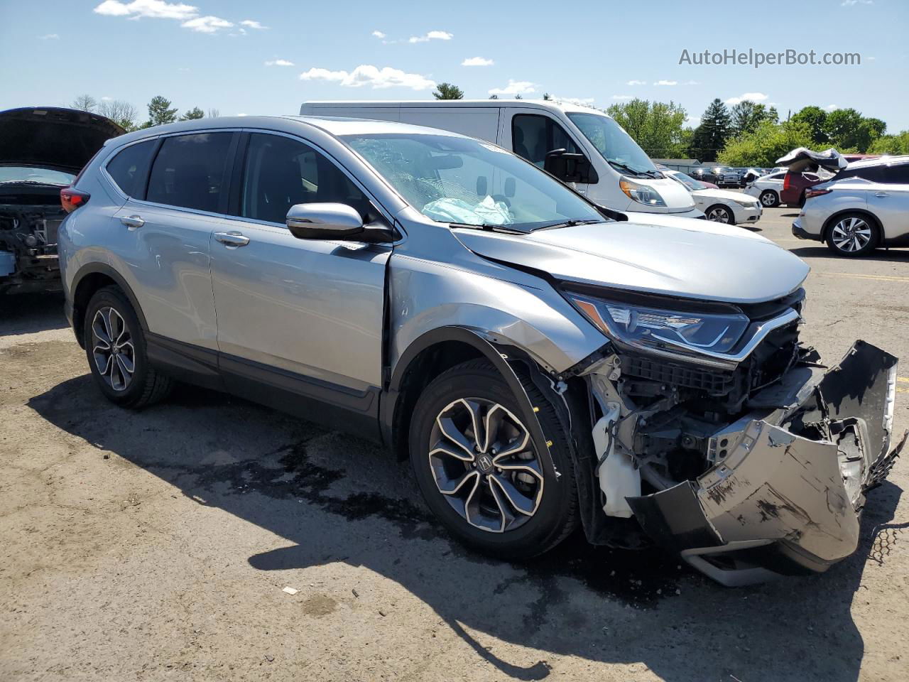 2020 Honda Cr-v Ex Silver vin: 2HKRW2H51LH691760