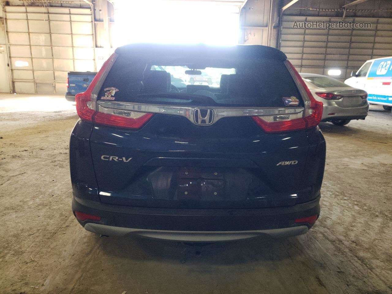 2017 Honda Cr-v Ex Blue vin: 2HKRW2H52HH654126