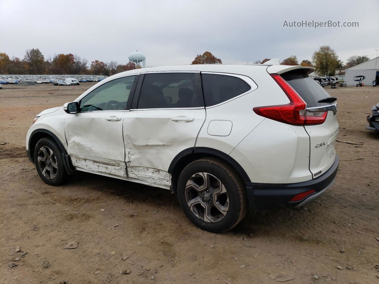 2017 Honda Cr-v Ex White vin: 2HKRW2H52HH661190