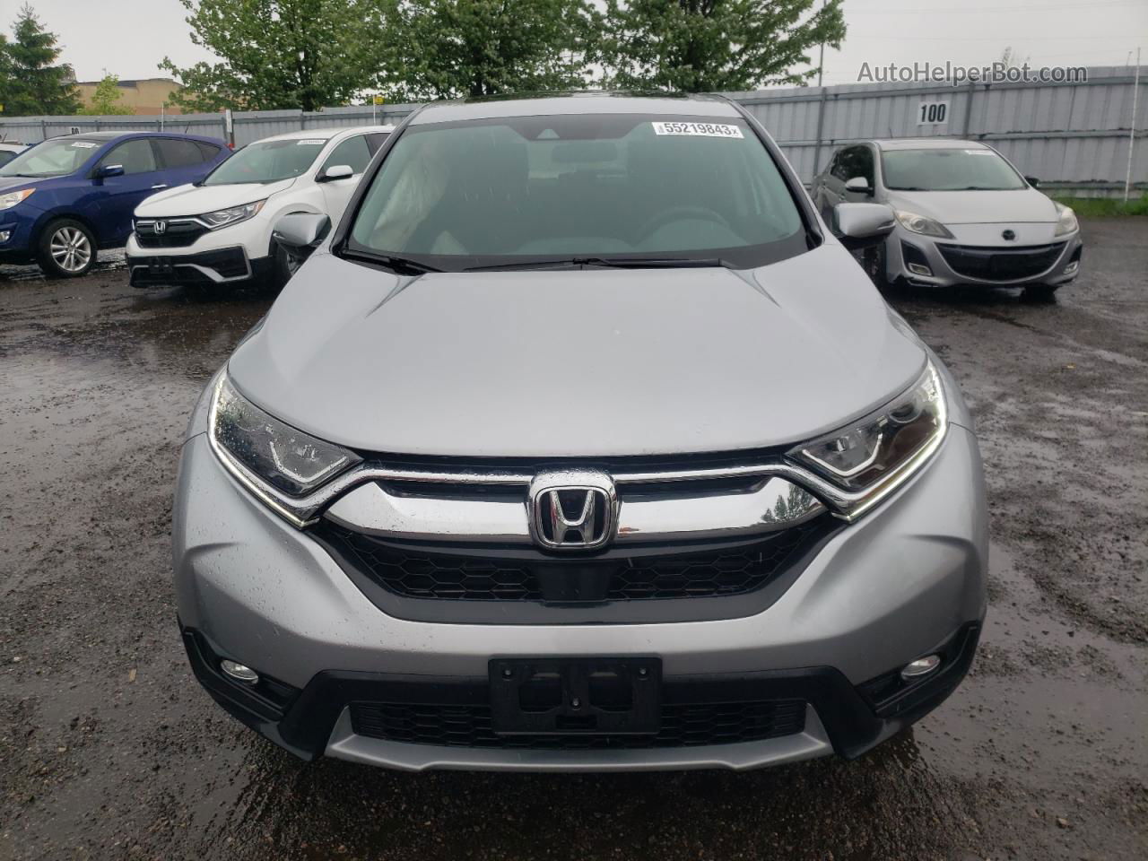 2018 Honda Cr-v Ex Silver vin: 2HKRW2H52JH133784