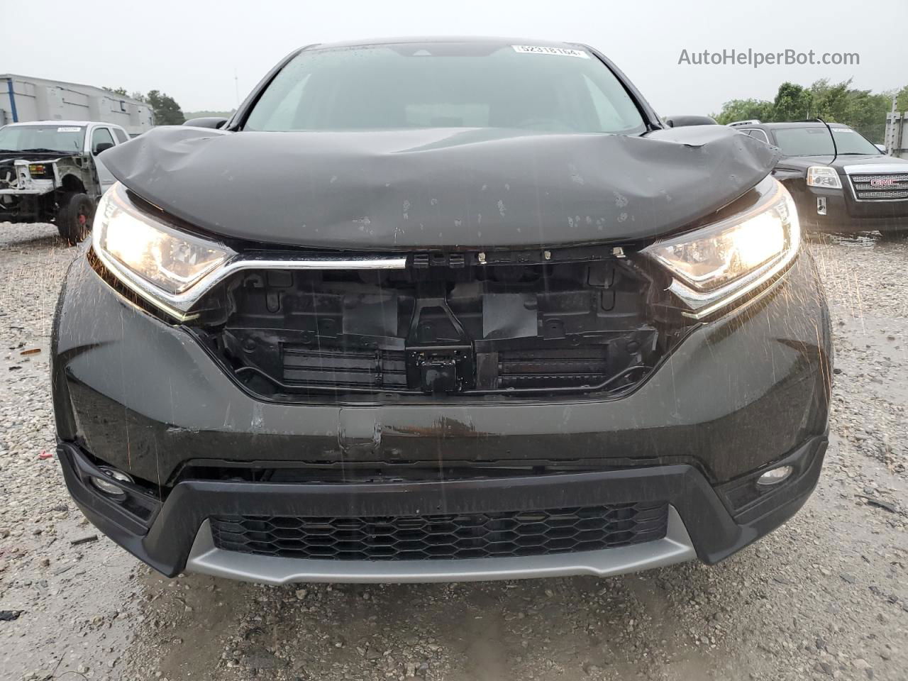 2018 Honda Cr-v Ex Black vin: 2HKRW2H52JH620418