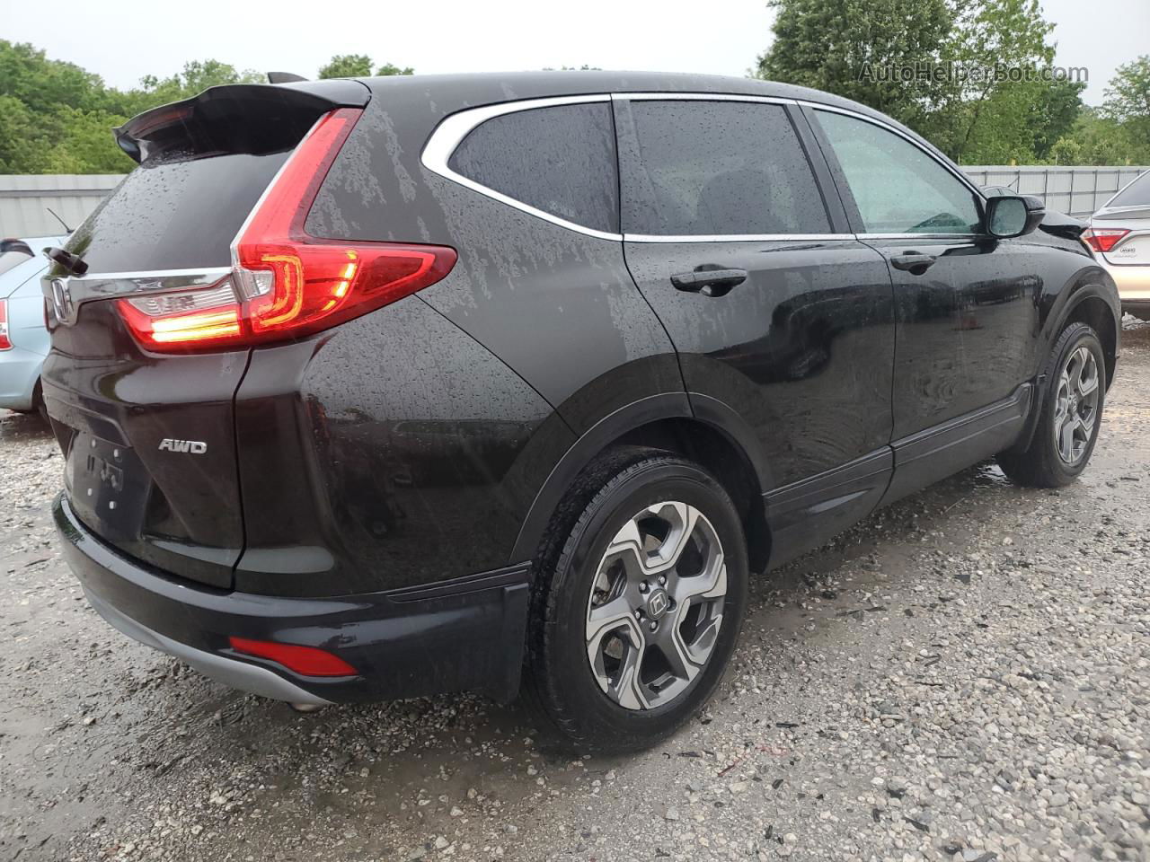 2018 Honda Cr-v Ex Black vin: 2HKRW2H52JH620418