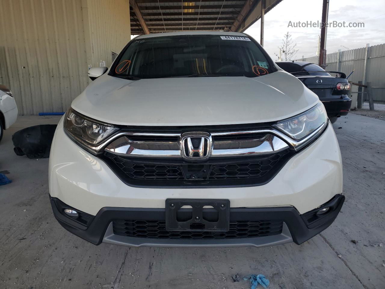 2018 Honda Cr-v Ex White vin: 2HKRW2H52JH667660