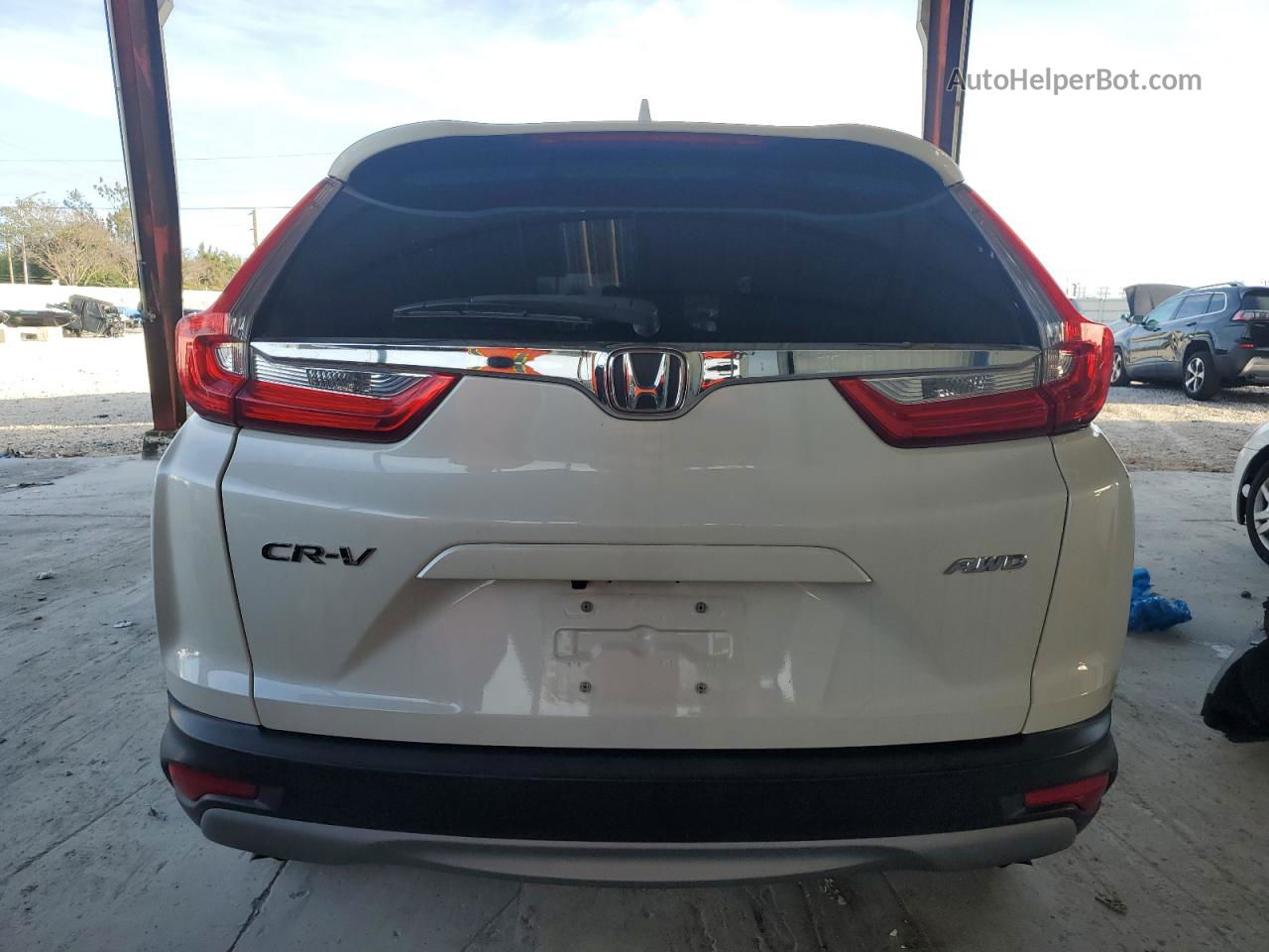 2018 Honda Cr-v Ex Белый vin: 2HKRW2H52JH667660