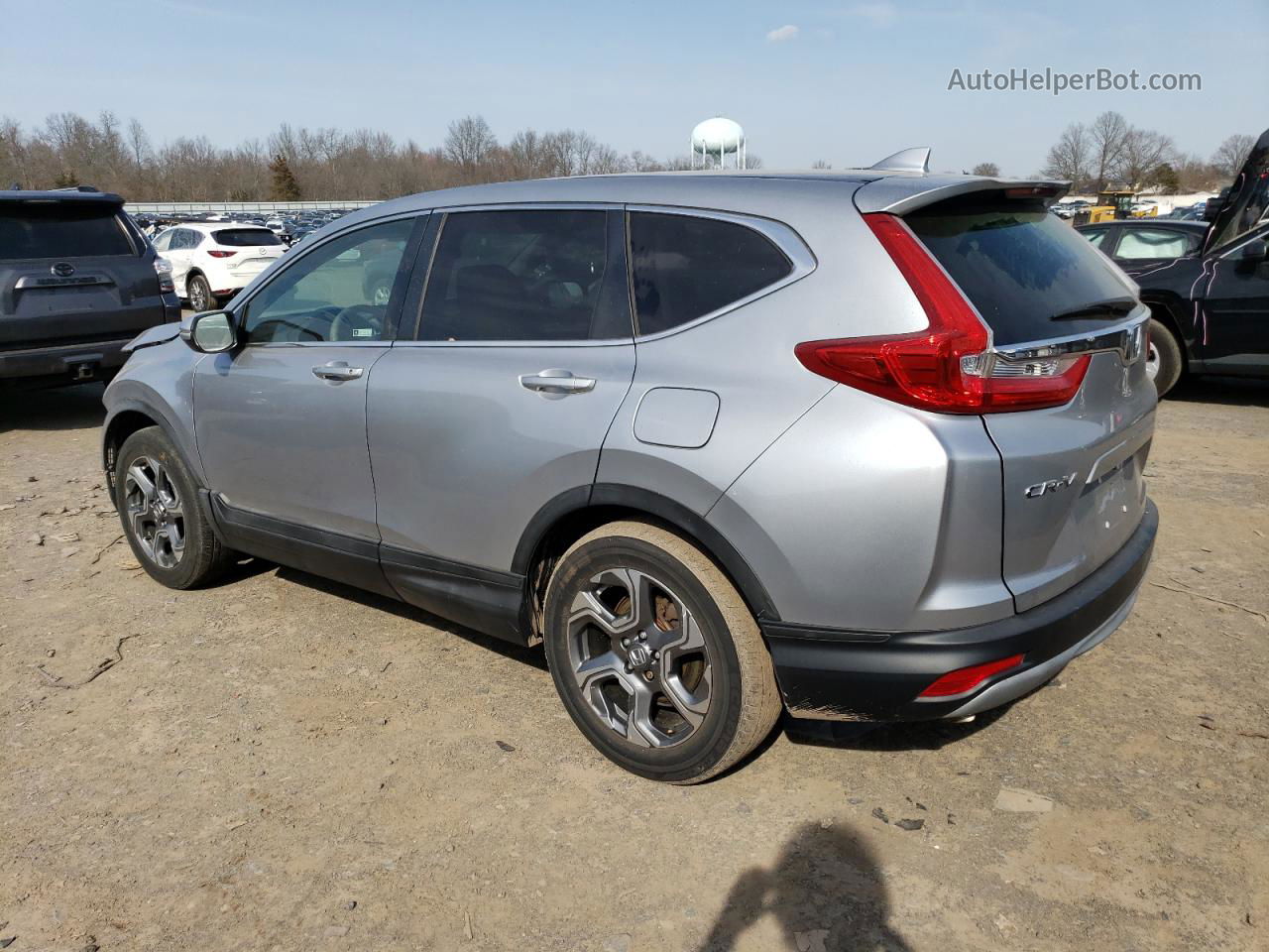 2019 Honda Cr-v Ex Silver vin: 2HKRW2H52KH607332