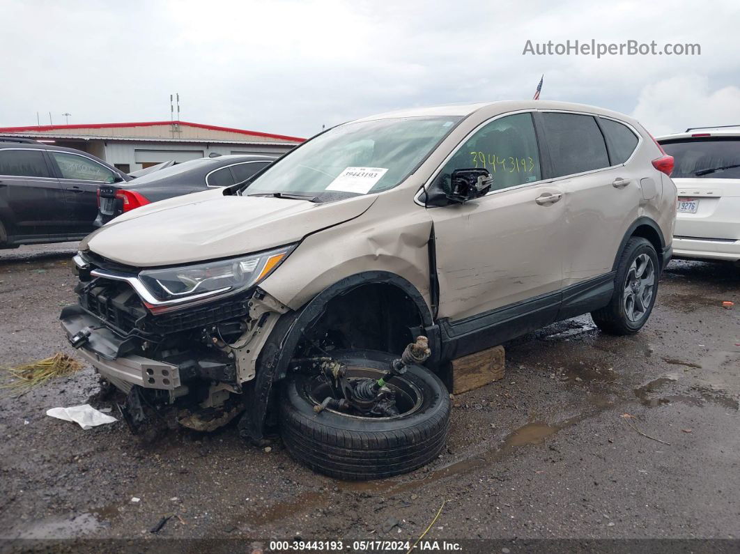 2019 Honda Cr-v Ex Tan vin: 2HKRW2H52KH617729