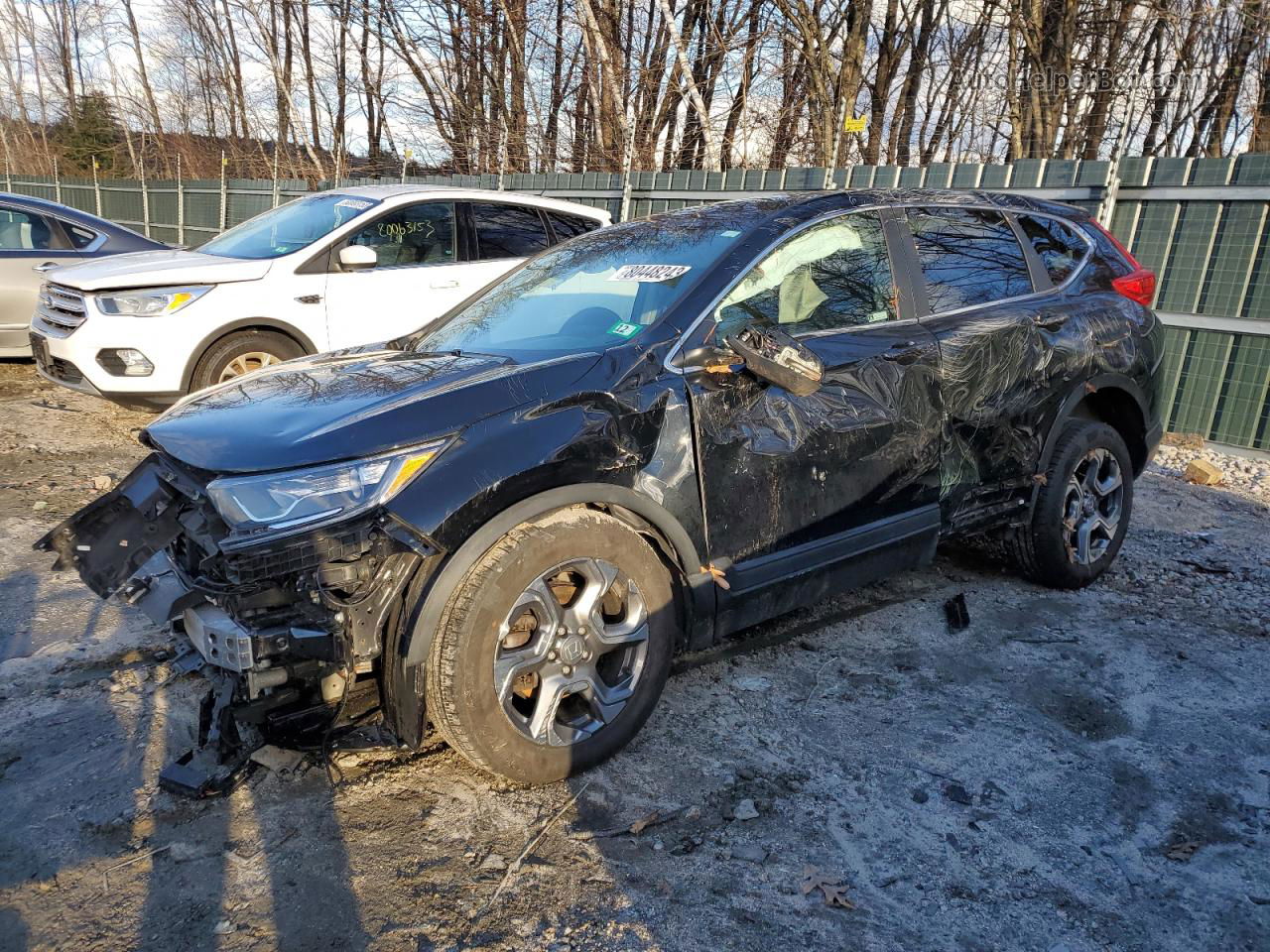 2019 Honda Cr-v Ex Black vin: 2HKRW2H52KH660225