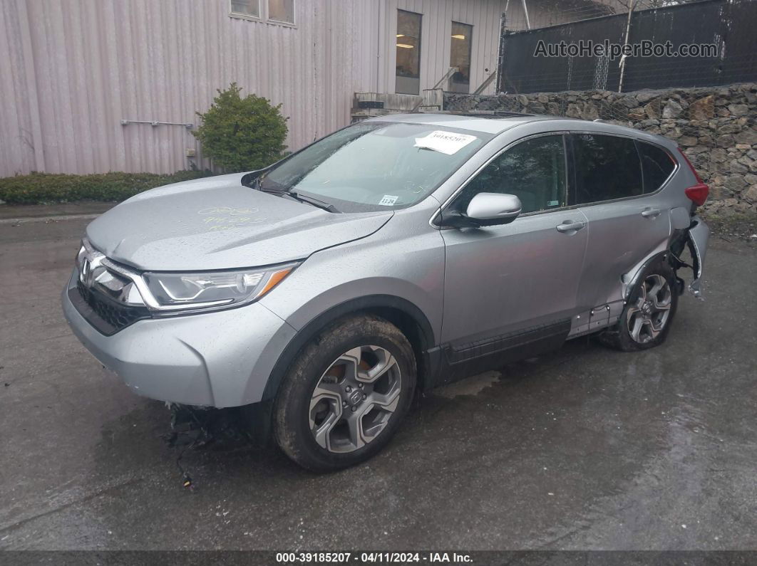 2019 Honda Cr-v Ex Silver vin: 2HKRW2H52KH666543