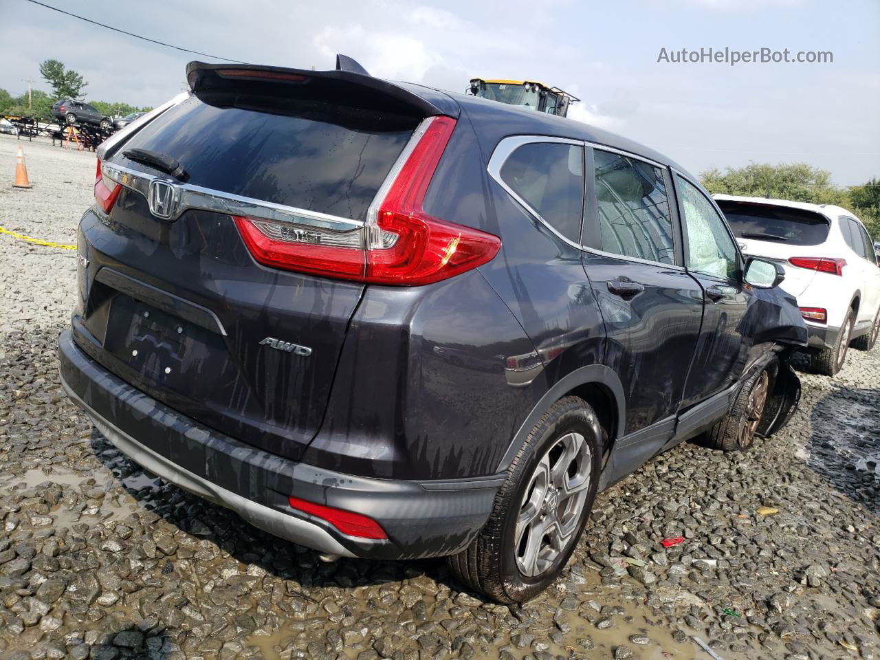 2019 Honda Cr-v Ex Charcoal vin: 2HKRW2H52KH671435