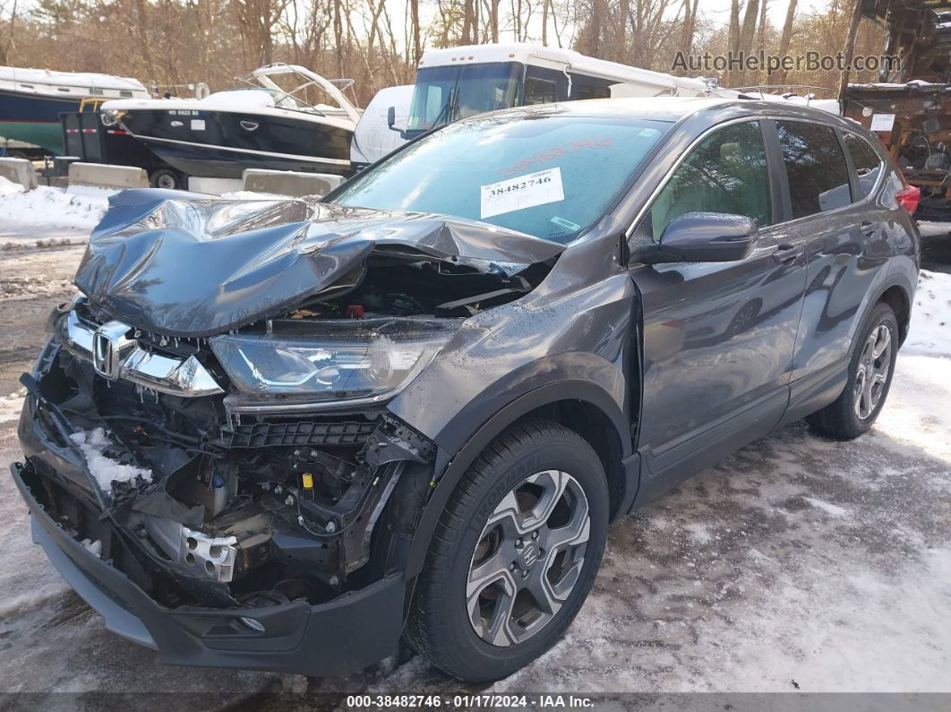 2019 Honda Cr-v Ex Серый vin: 2HKRW2H52KH674271